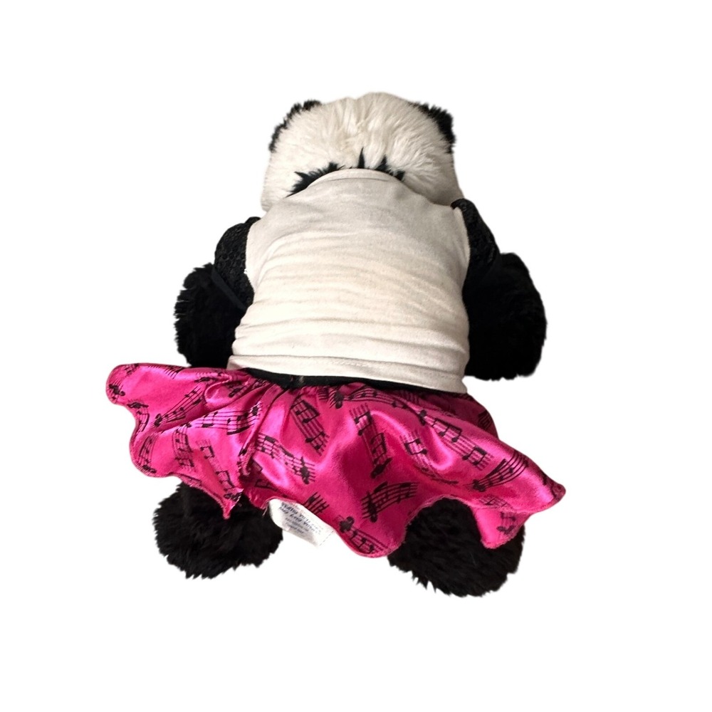 Build-A-Bear‎ Workshop Panda Plush Hannah Montana Outfit Pink Sequin Disney 2010 - Picture 3 of 5